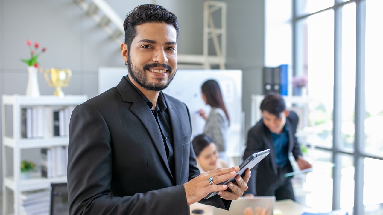 giovane imprenditore Home